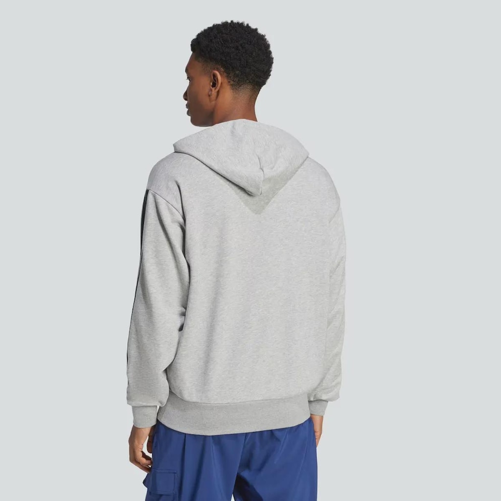 Imagem 3 do produto Blusão Moletom Masculino 3 Listras com Capuz adidas