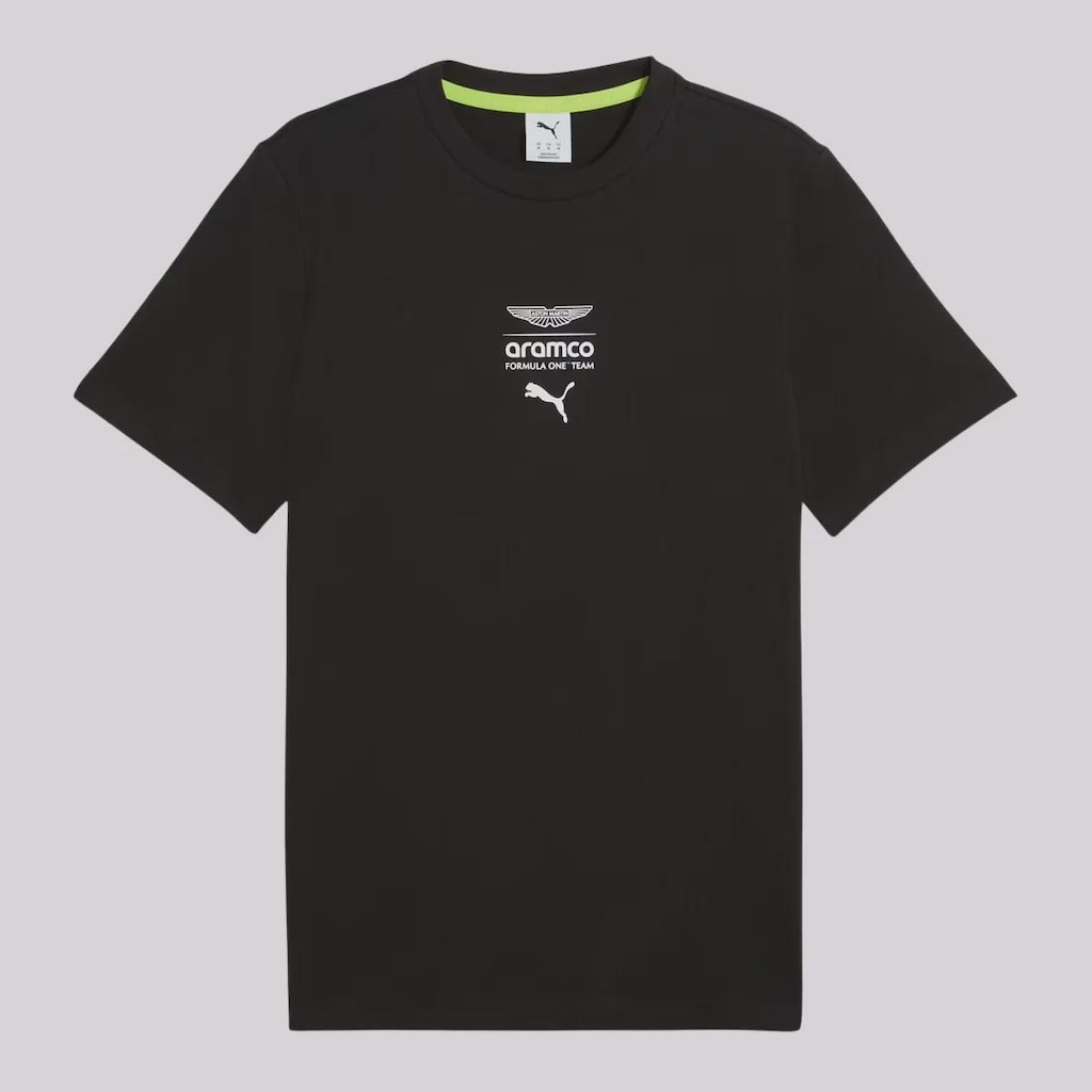 Imagem 4 do produto Camiseta Masculina Aston Martin F1 Team Essential Logo 1 Puma