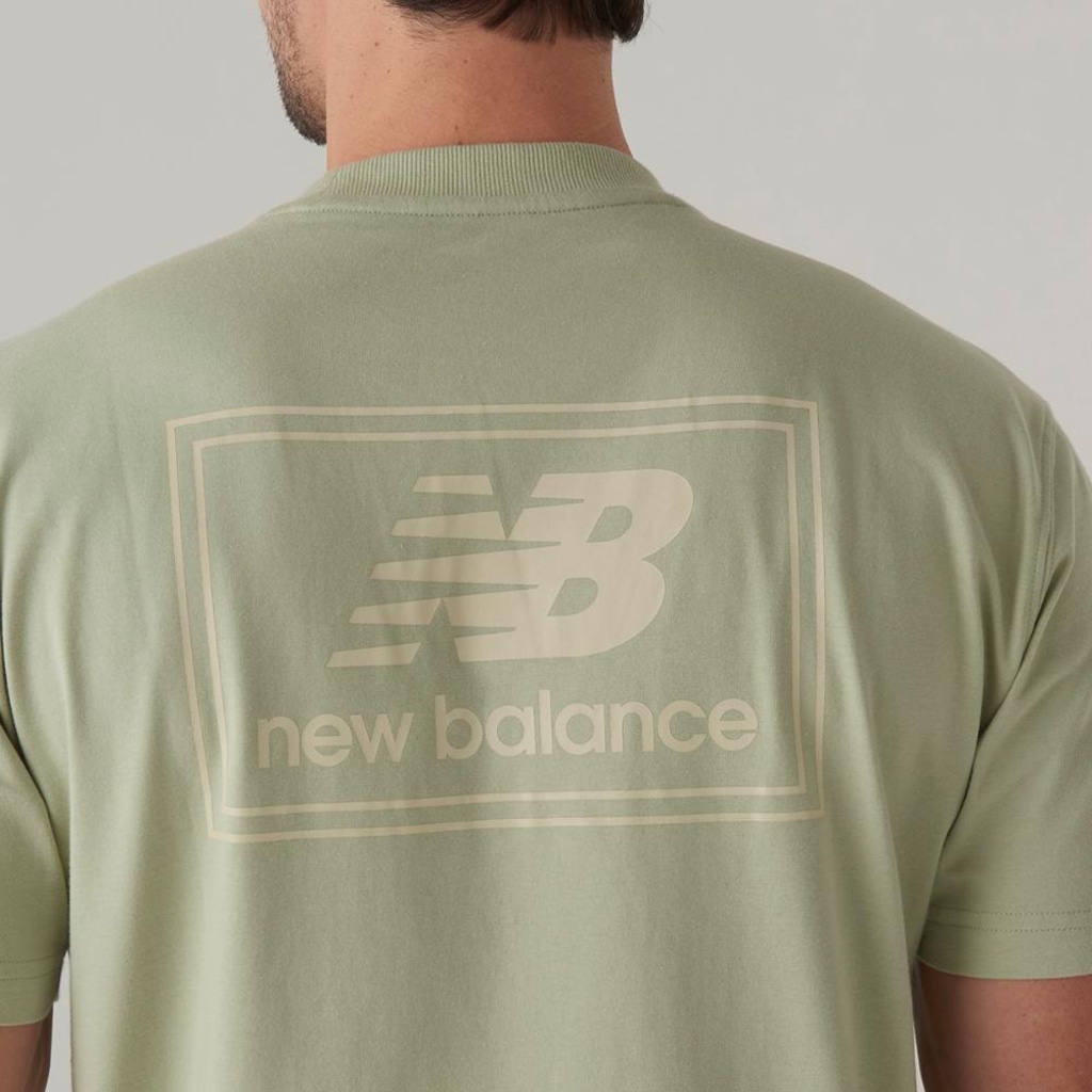 Imagem 4 do produto Camiseta New Balance Woven Label Masculina