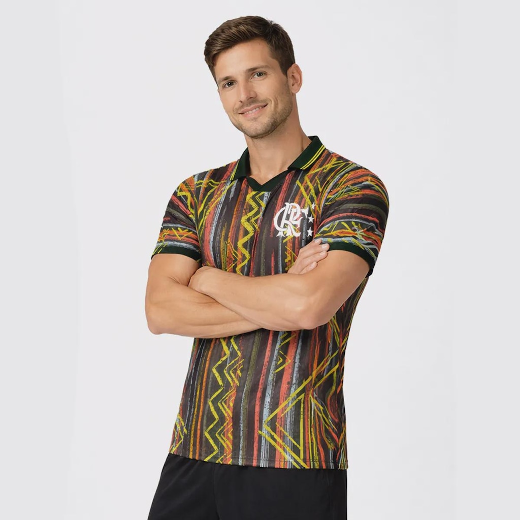 Imagem 2 do produto Camisa do Flamengo Retrô Goleiro 1995 - Masculina