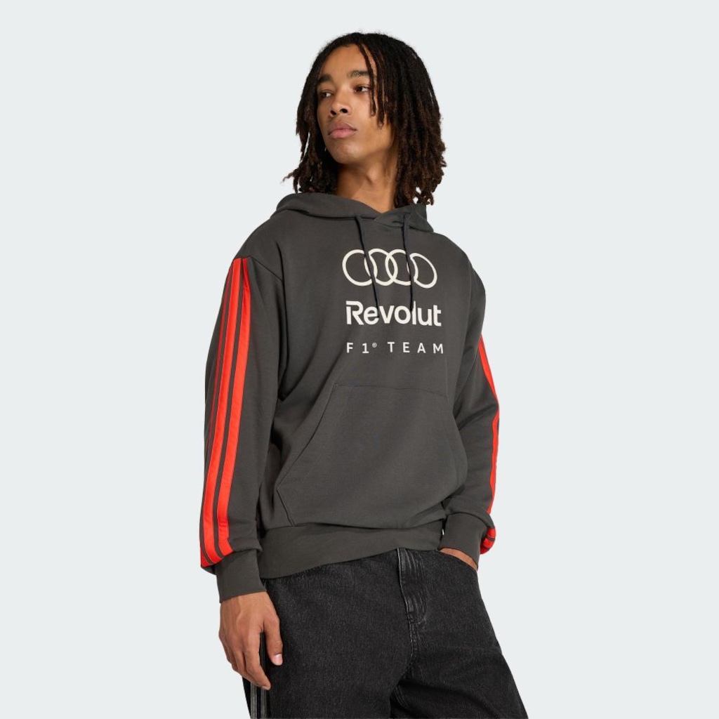 Imagem 4 do produto Blusão de Moletom com Capuz adidas Audi Revolut F1Team DNA - Masculino