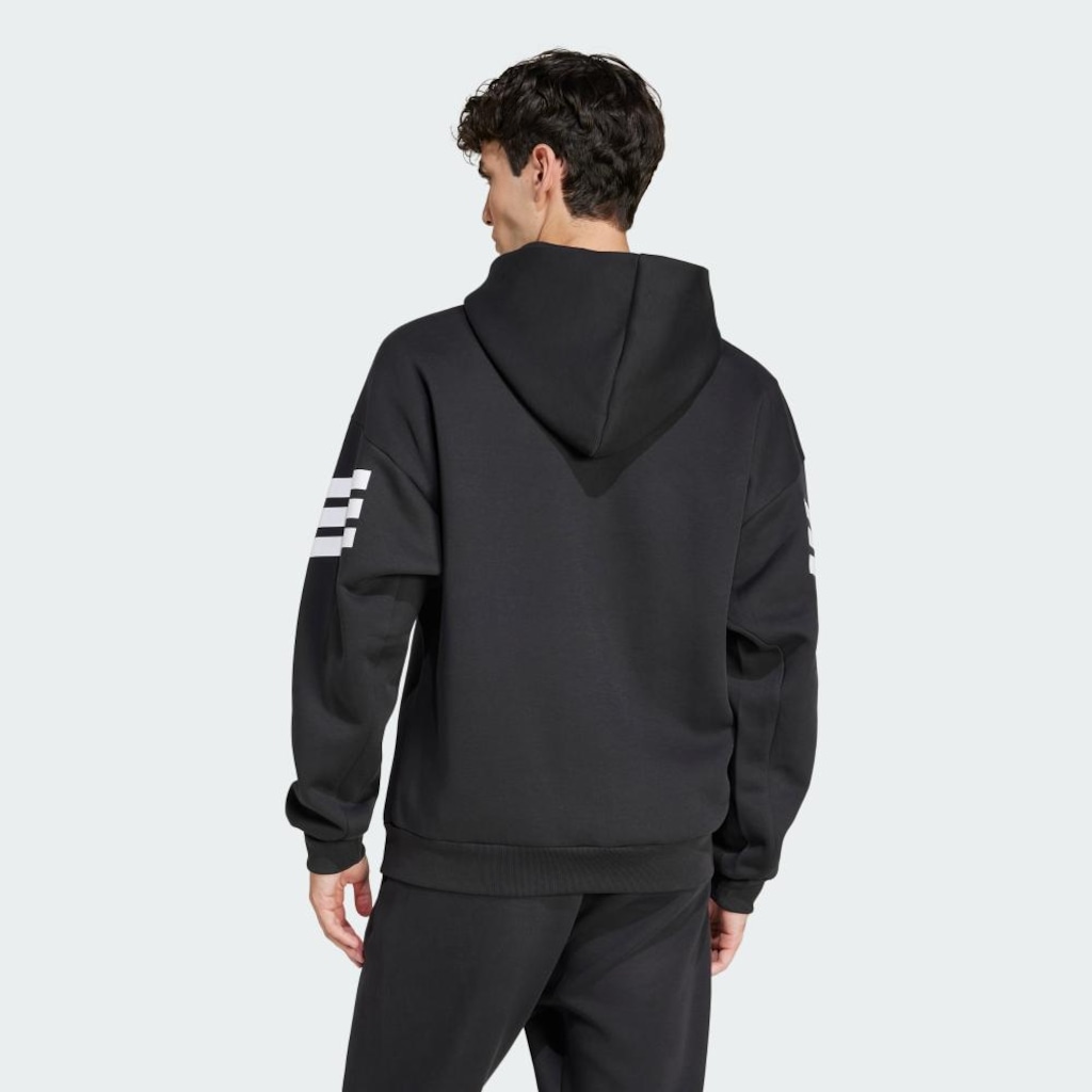 Imagem 3 do produto Jaqueta de Moletom com Capuz adidas Zíper Três Listras Future Icons - Masculina