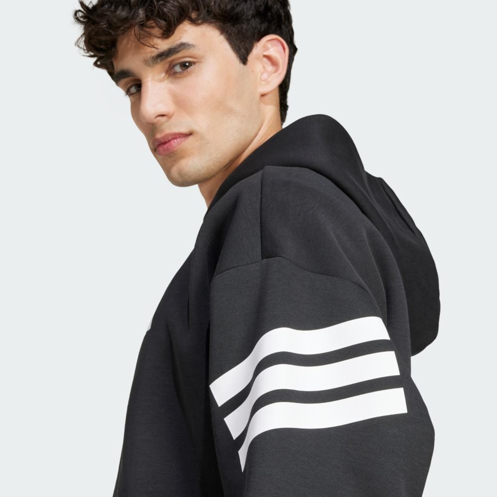 Imagem 5 do produto Jaqueta de Moletom com Capuz adidas Zíper Três Listras Future Icons - Masculina
