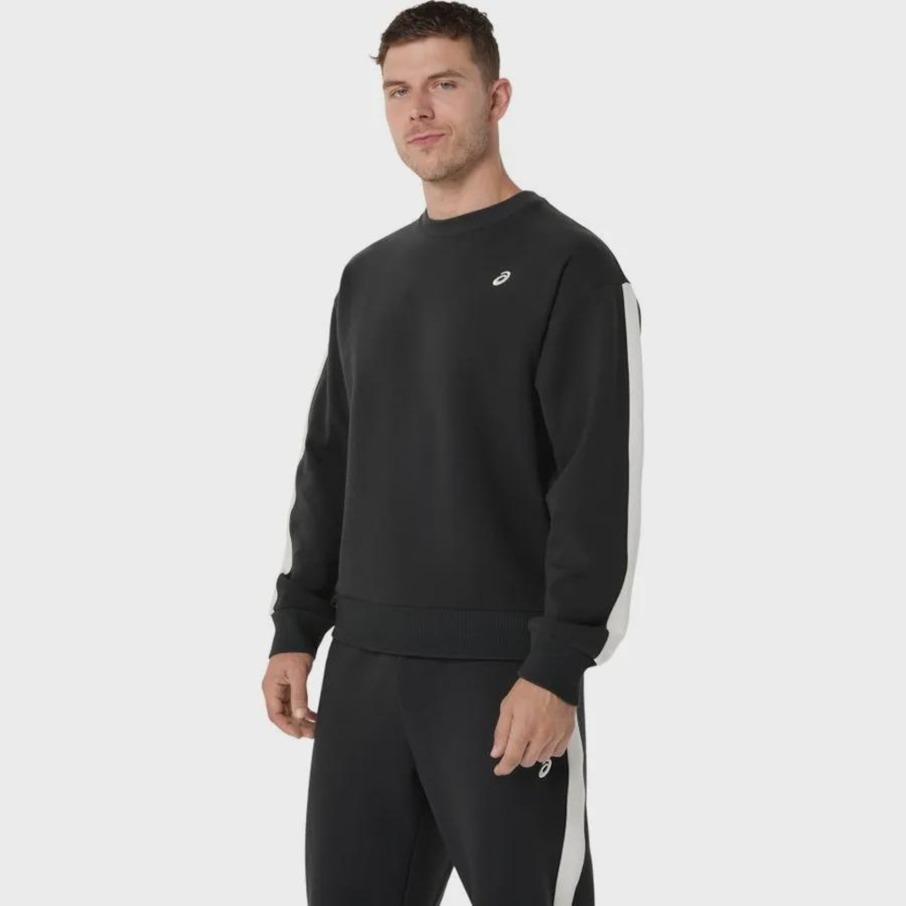 Imagem 2 do produto Blusão Moletom ASICS Heritage Crew-Neck Masculino