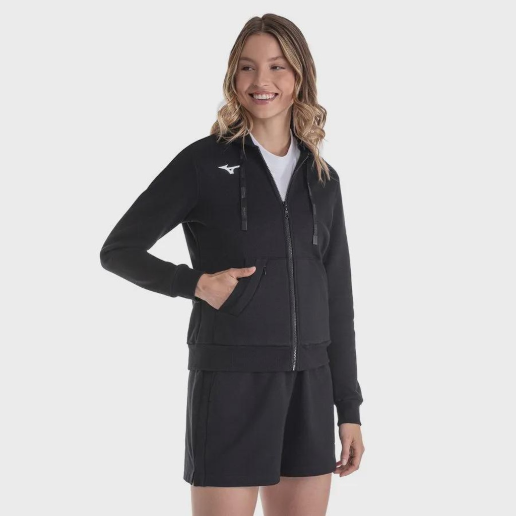 Imagem 2 do produto Blusão Moletom Casual Mizuno Novo Feminino