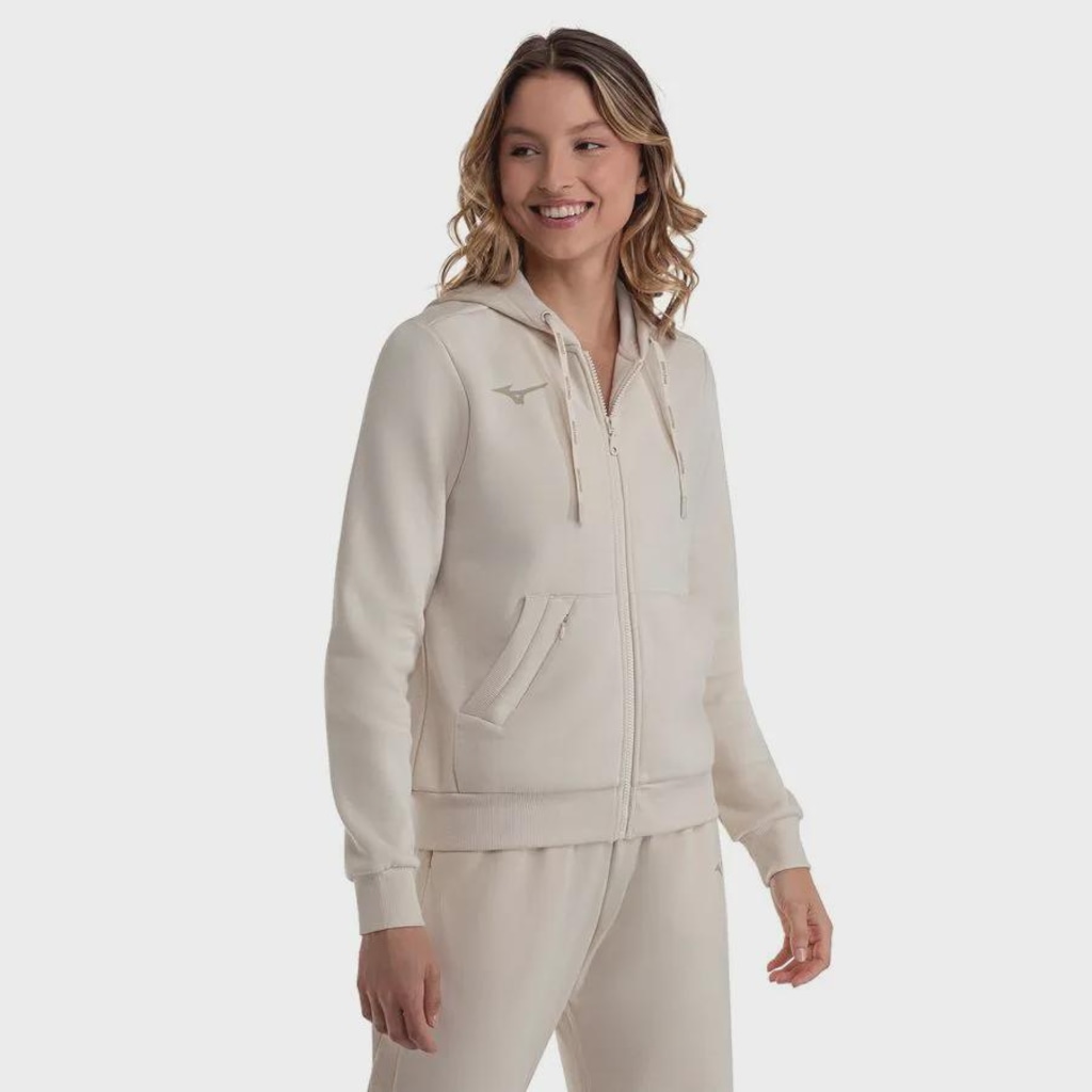 Imagem 2 do produto Blusão Moletom Casual Mizuno Novo Feminino
