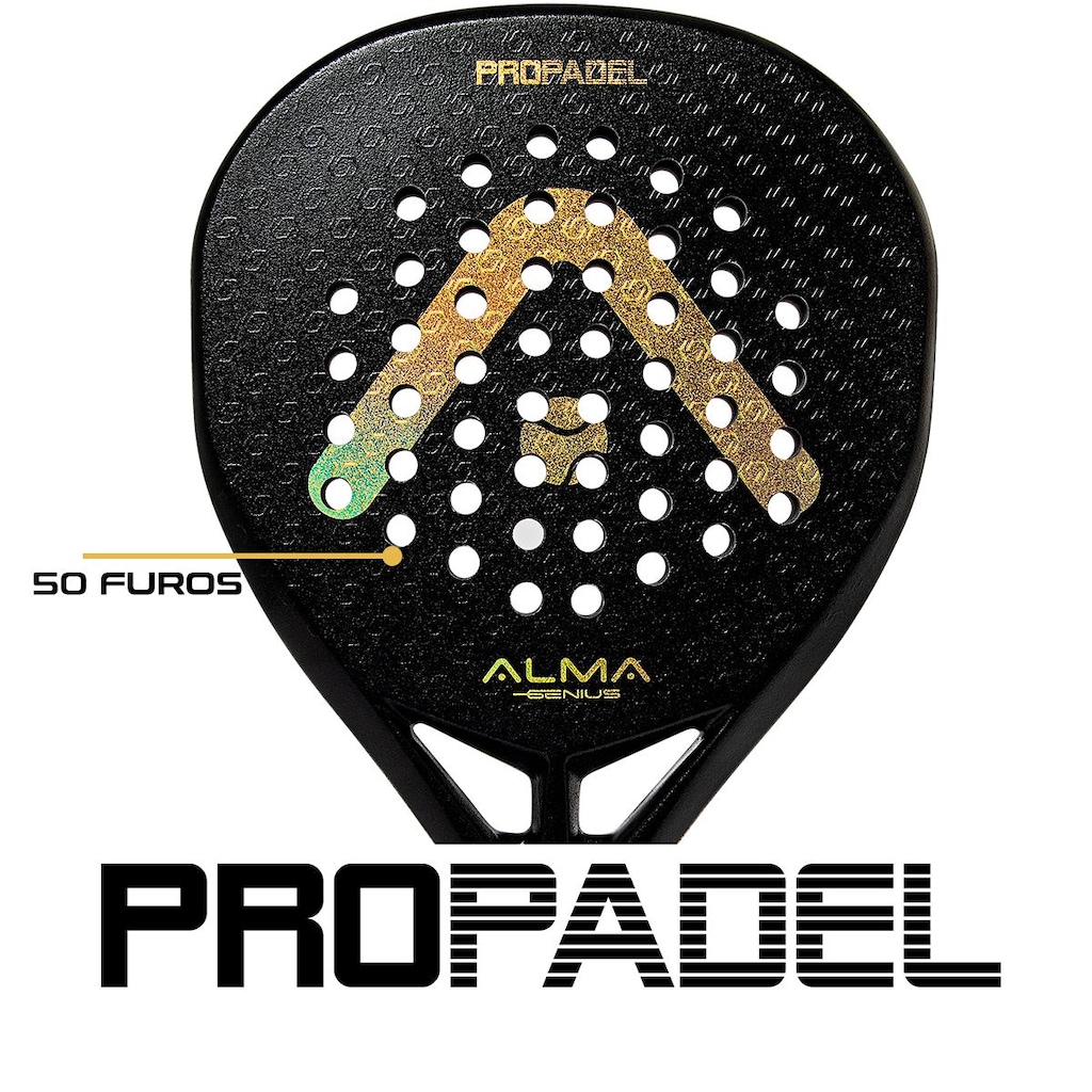 Imagem 5 do produto Raquete Padel Propadel Alma Genius 3K