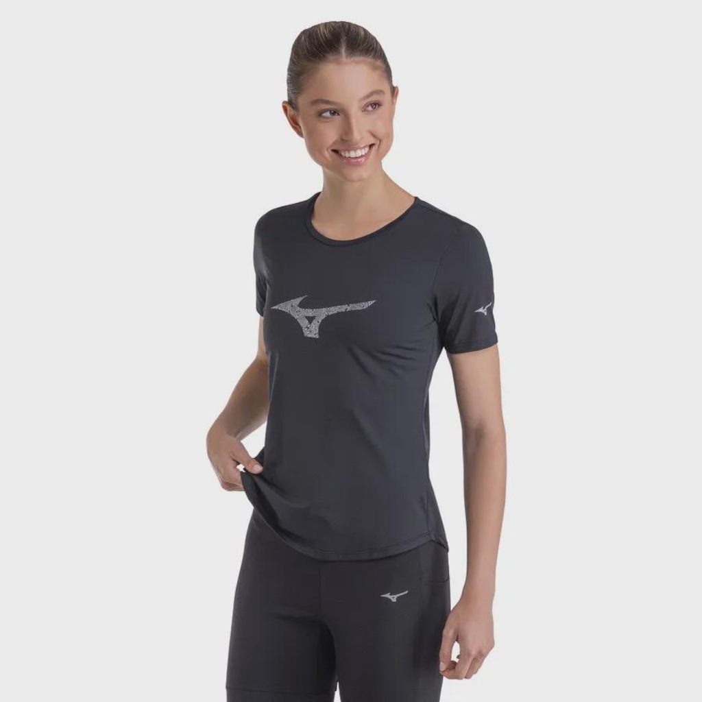 Imagem 2 do produto Camiseta de Corrida Mizuno Focus Stamp 2 Feminino