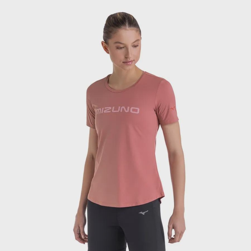 Imagem 2 do produto Camiseta de Corrida Mizuno Focus Stamp 2 Feminino