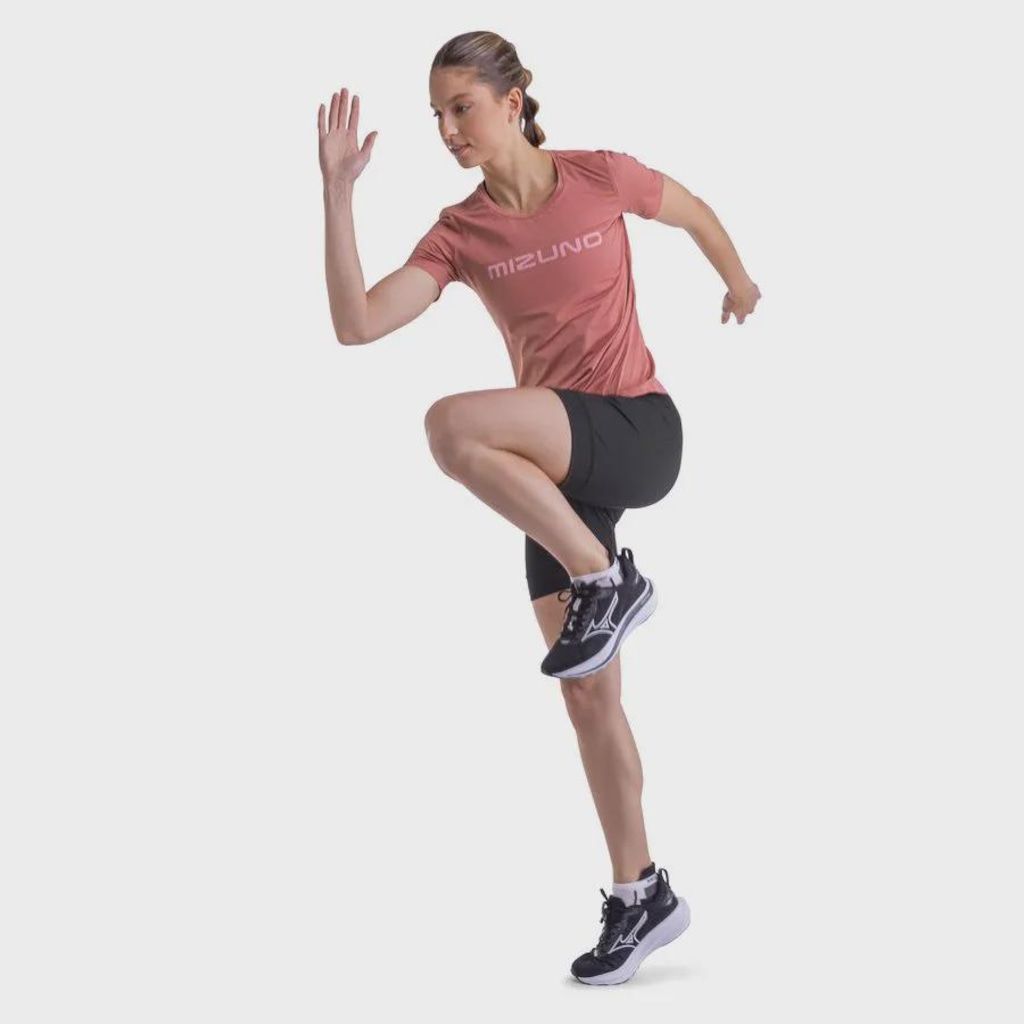 Imagem 4 do produto Camiseta de Corrida Mizuno Focus Stamp 2 Feminino