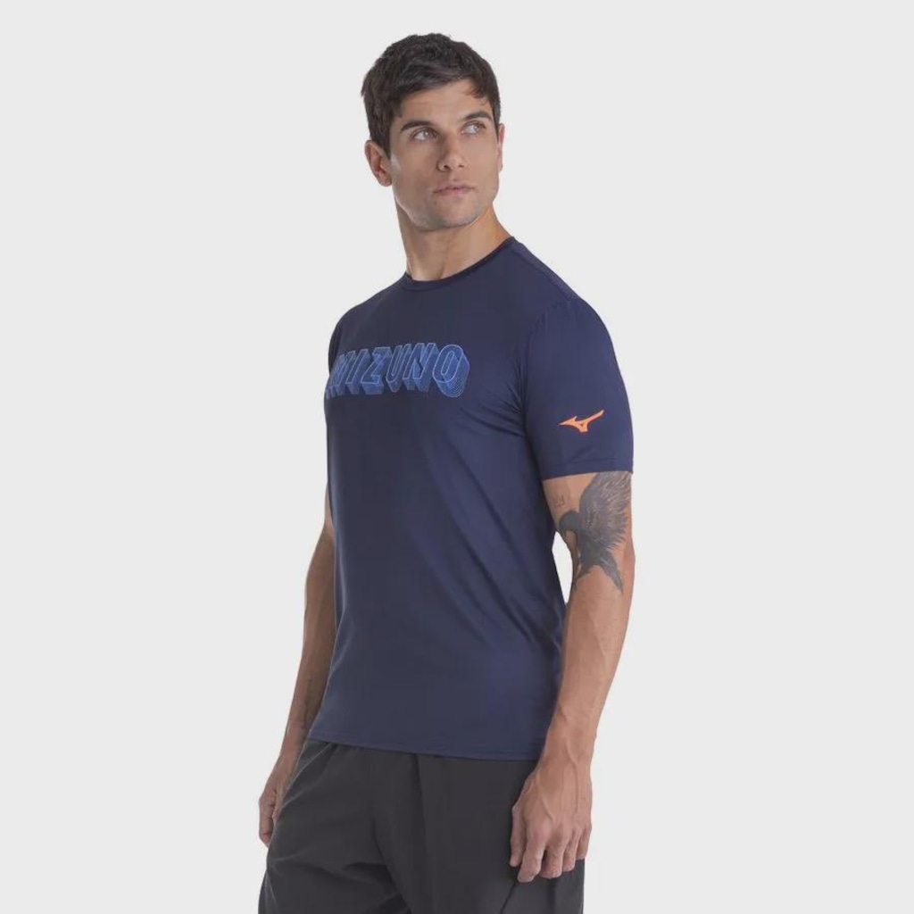 Imagem 2 do produto Camiseta de Corrida Mizuno Focus Stamp Masculino