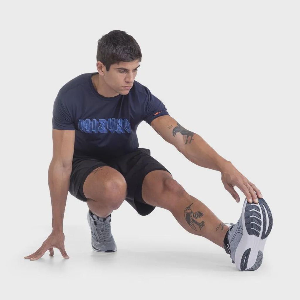 Imagem 4 do produto Camiseta de Corrida Mizuno Focus Stamp Masculino
