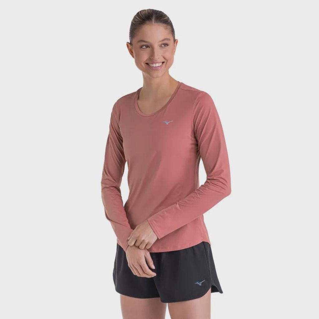 Imagem 2 do produto Camiseta Manga Longa de Corrida Mizuno Pro UV +50 Feminino