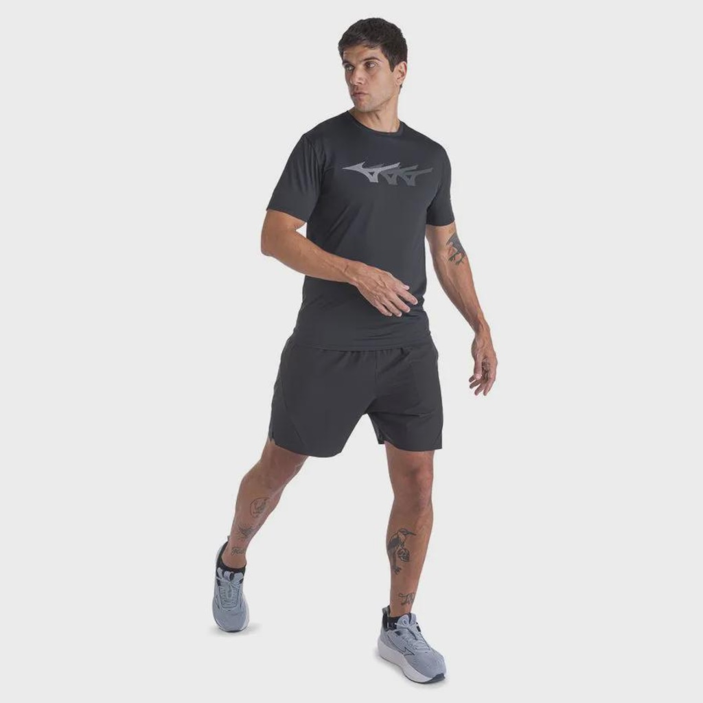 Imagem 4 do produto Camiseta de Corrida Mizuno Focus Stamp Masculino