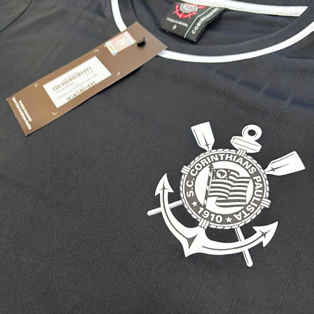 Imagem 3 do produto Camisa do Corinthians Arte Dark Braziline - Feminina