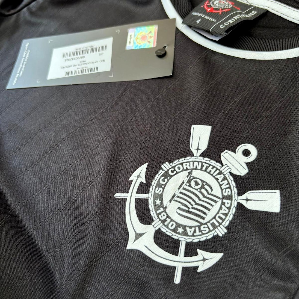 Imagem 3 do produto Camisa do Corinthians Arte Dark Coimbra - Infantil