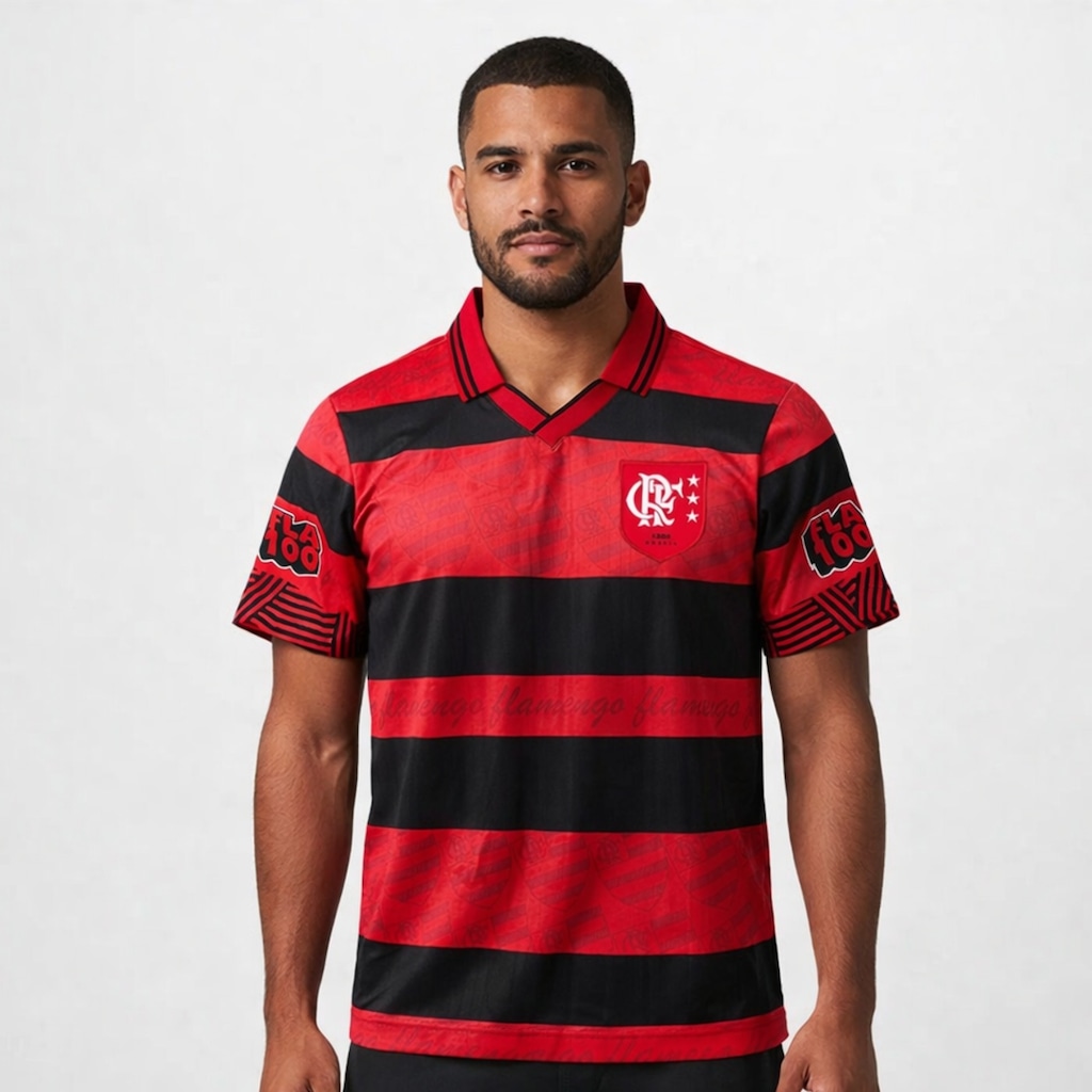 Imagem 2 do produto Camisa do Flamengo Betel Retrô 1996 - Masculina