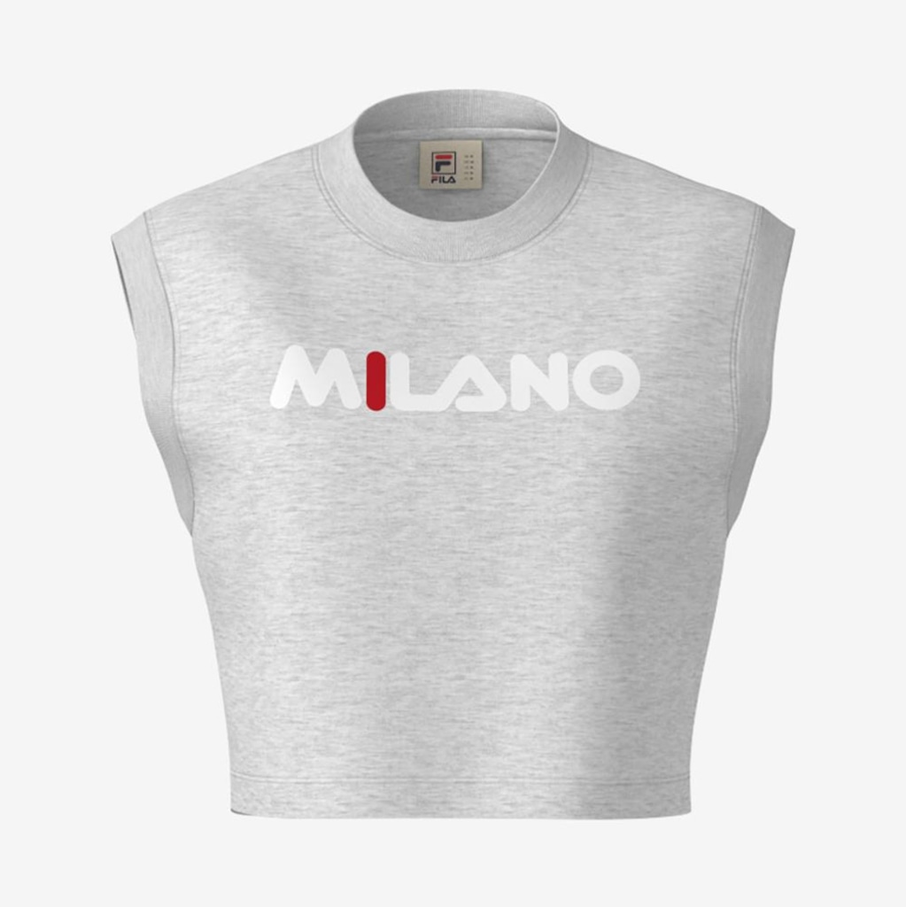 Imagem 3 do produto Camiseta Regata Feminina Cropped Ag Fila