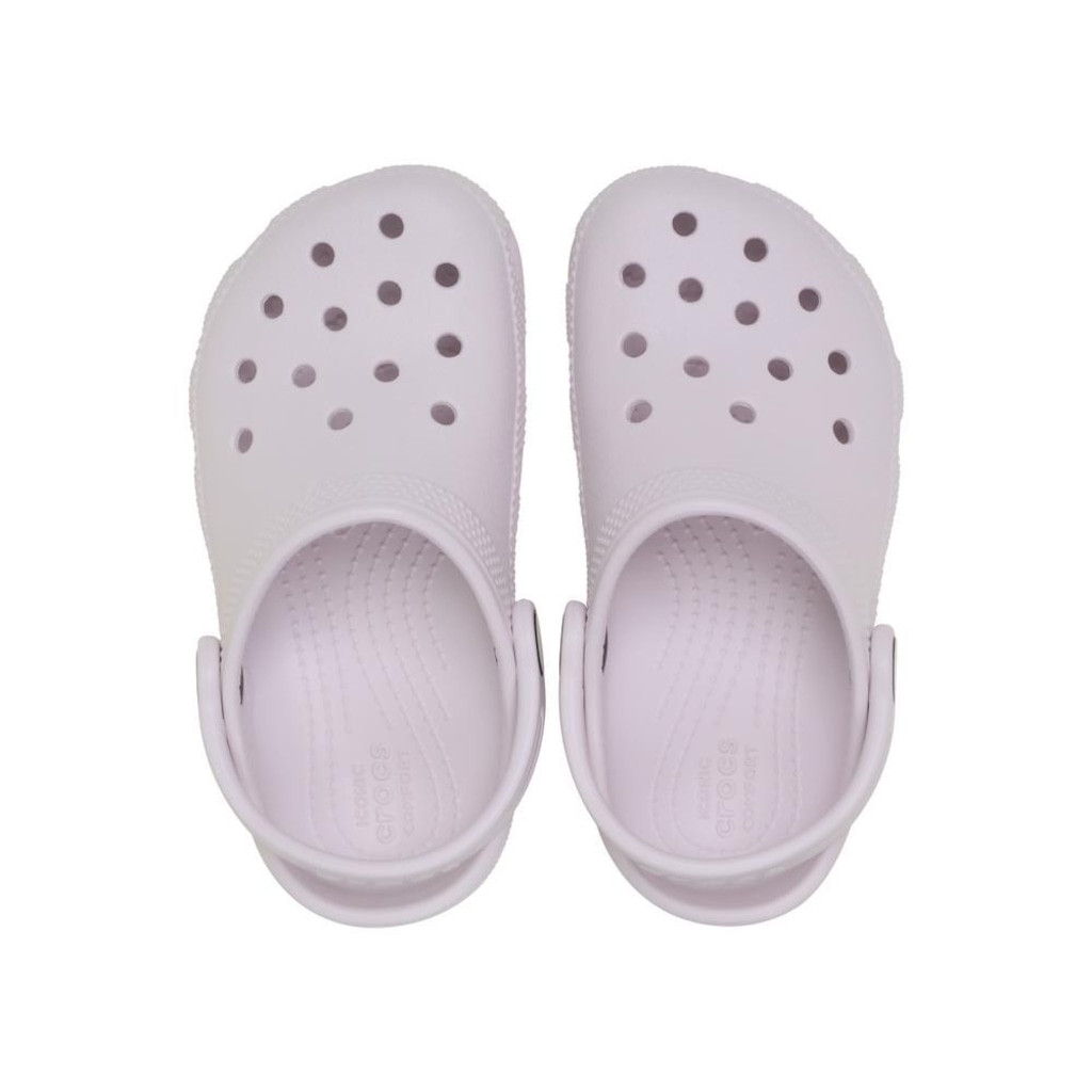 Imagem 4 do produto Sandália Crocs Classic Clog T Grape Ice Infantil