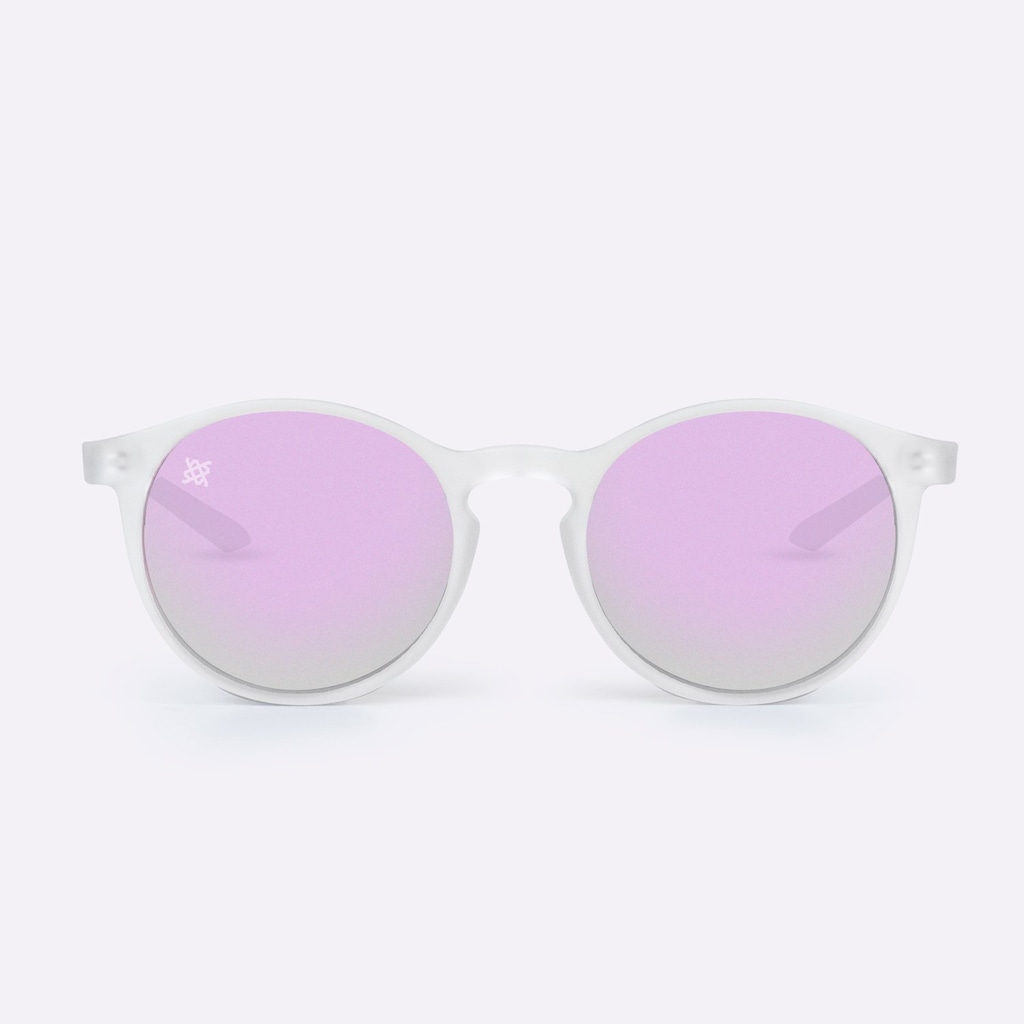 Imagem 2 do produto Óculos HUPI Tribus Cristal Lente Rosa Espelhado