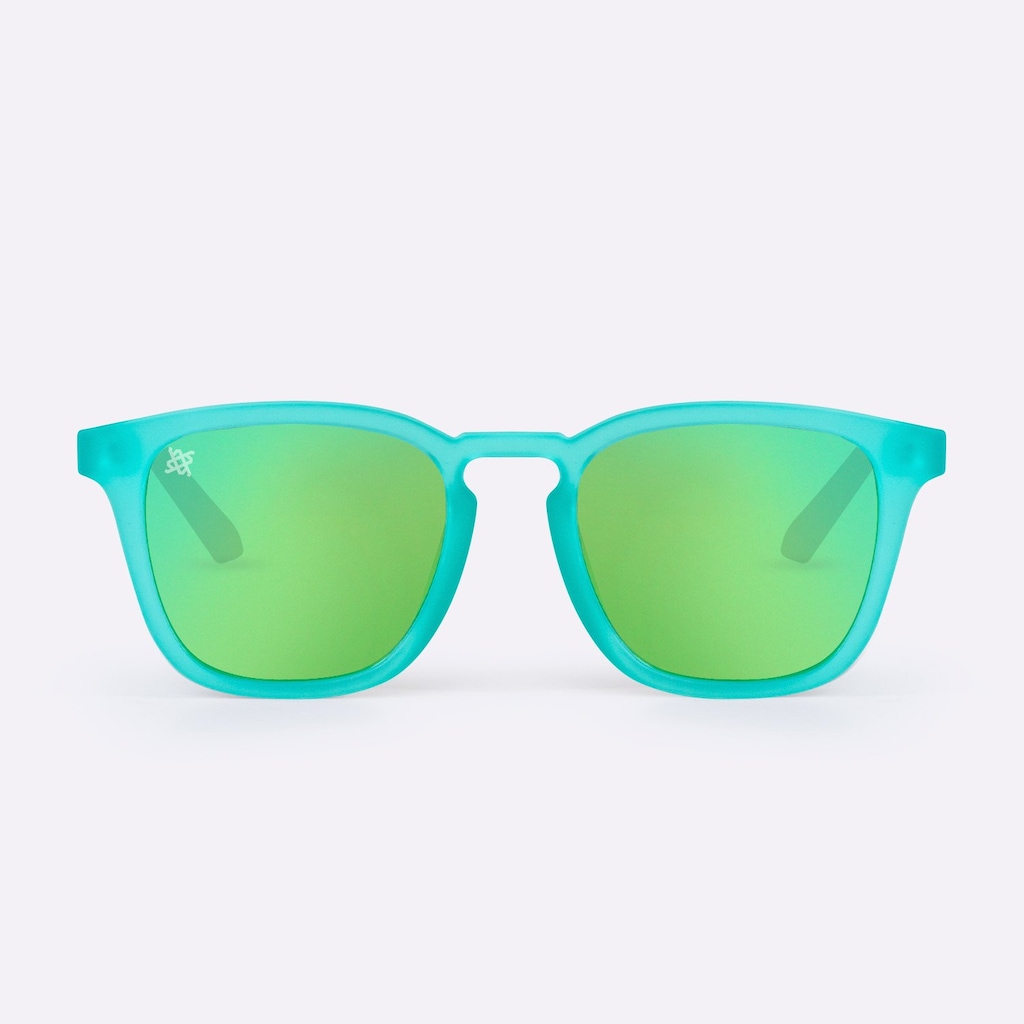 Imagem 2 do produto Óculos HUPI Rookie Cristal Verde Lente Verde Espelhado