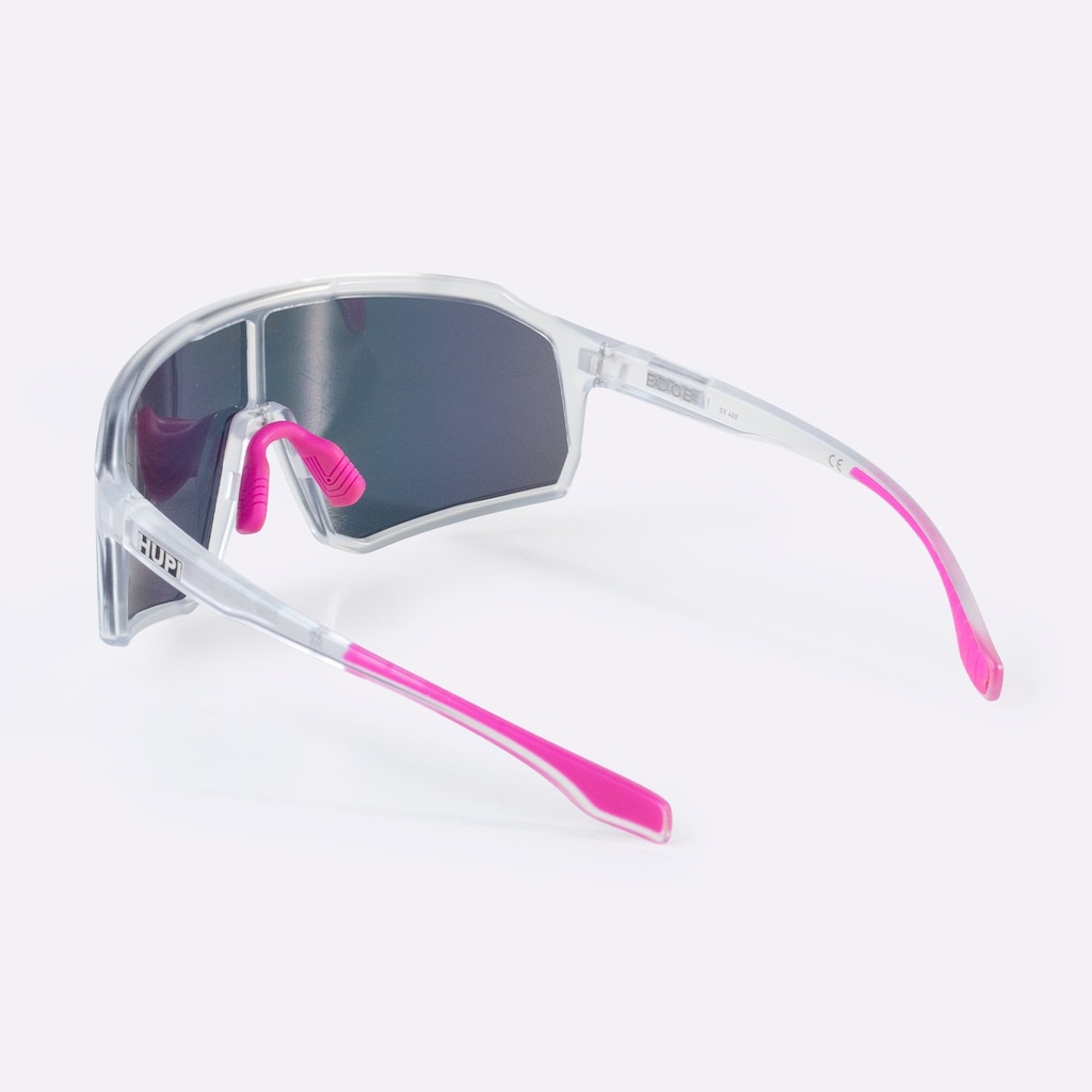 Imagem 3 do produto Óculos HUPI Edge Cristal Rosa Lente Rosa Espelhado