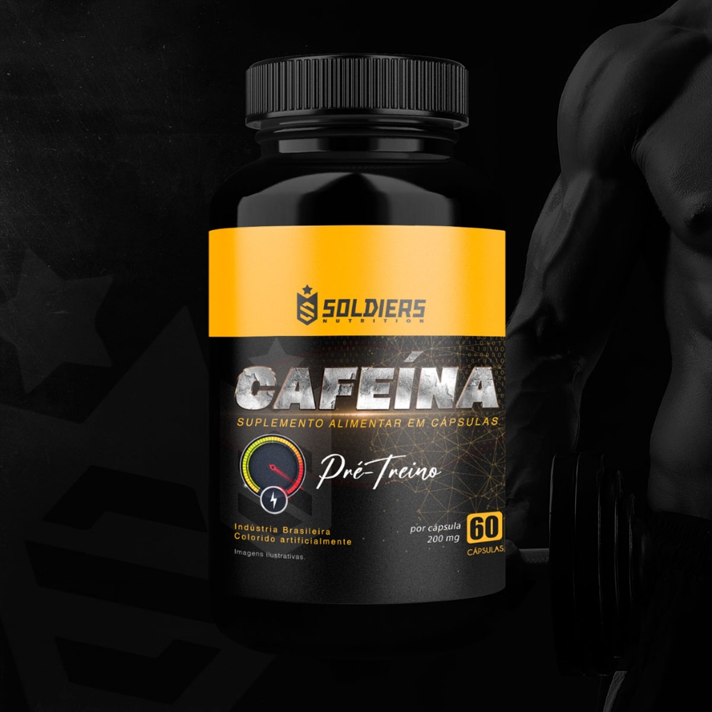 Imagem 3 do produto Cafeína Termogênico 60 Caps 100% Pura - Soldiers Nutrition