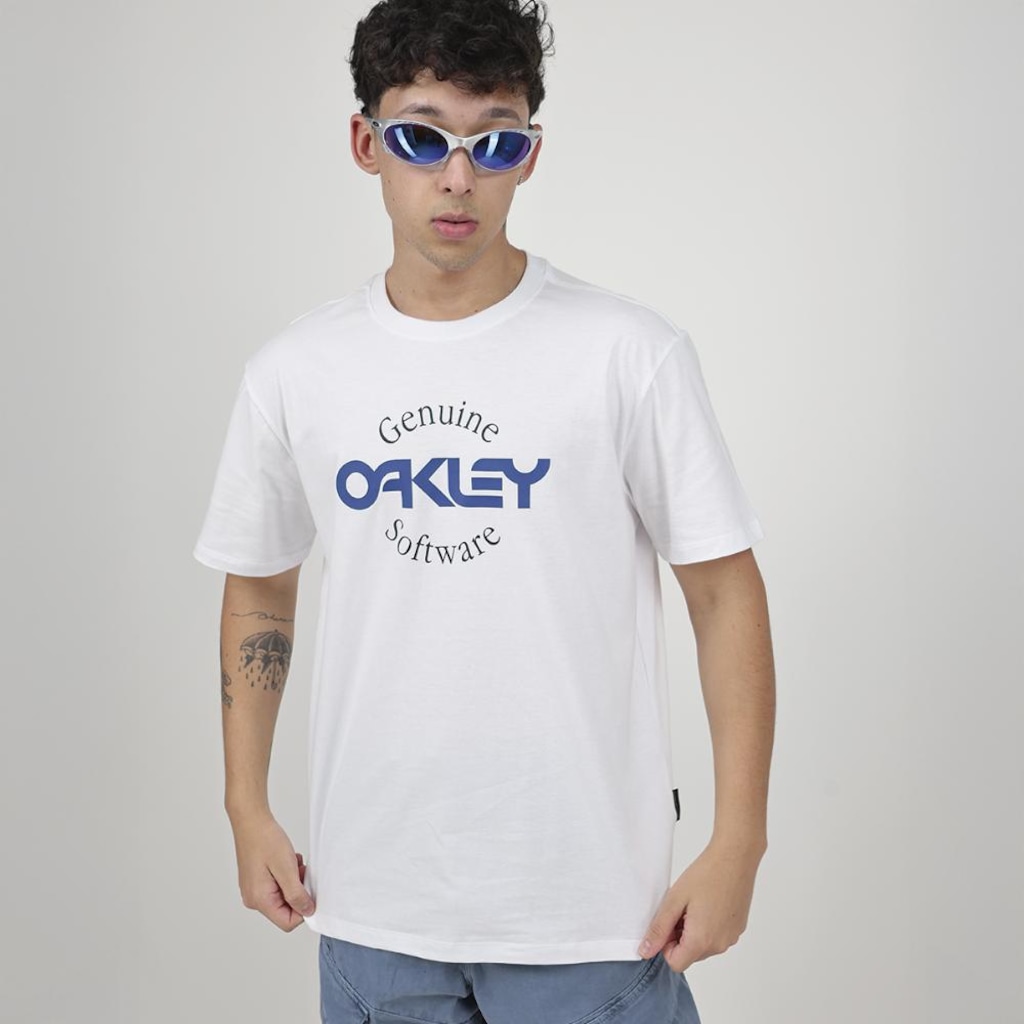 Imagem 4 do produto Camiseta Oakley B1B Software Logo SS Tee White