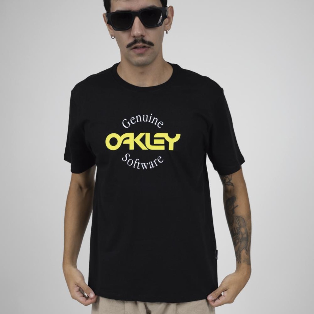 Imagem 4 do produto Camiseta Oakley B1B Software Logo SS Tee Blackout