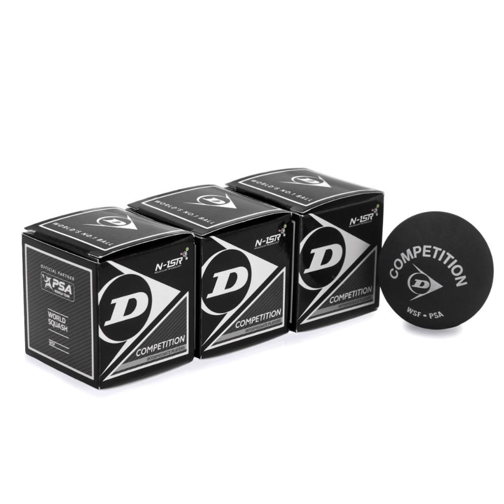 Imagem 3 do produto Bola de Squash Dunlop Competition Pack Com 03 Bolas - Unissex