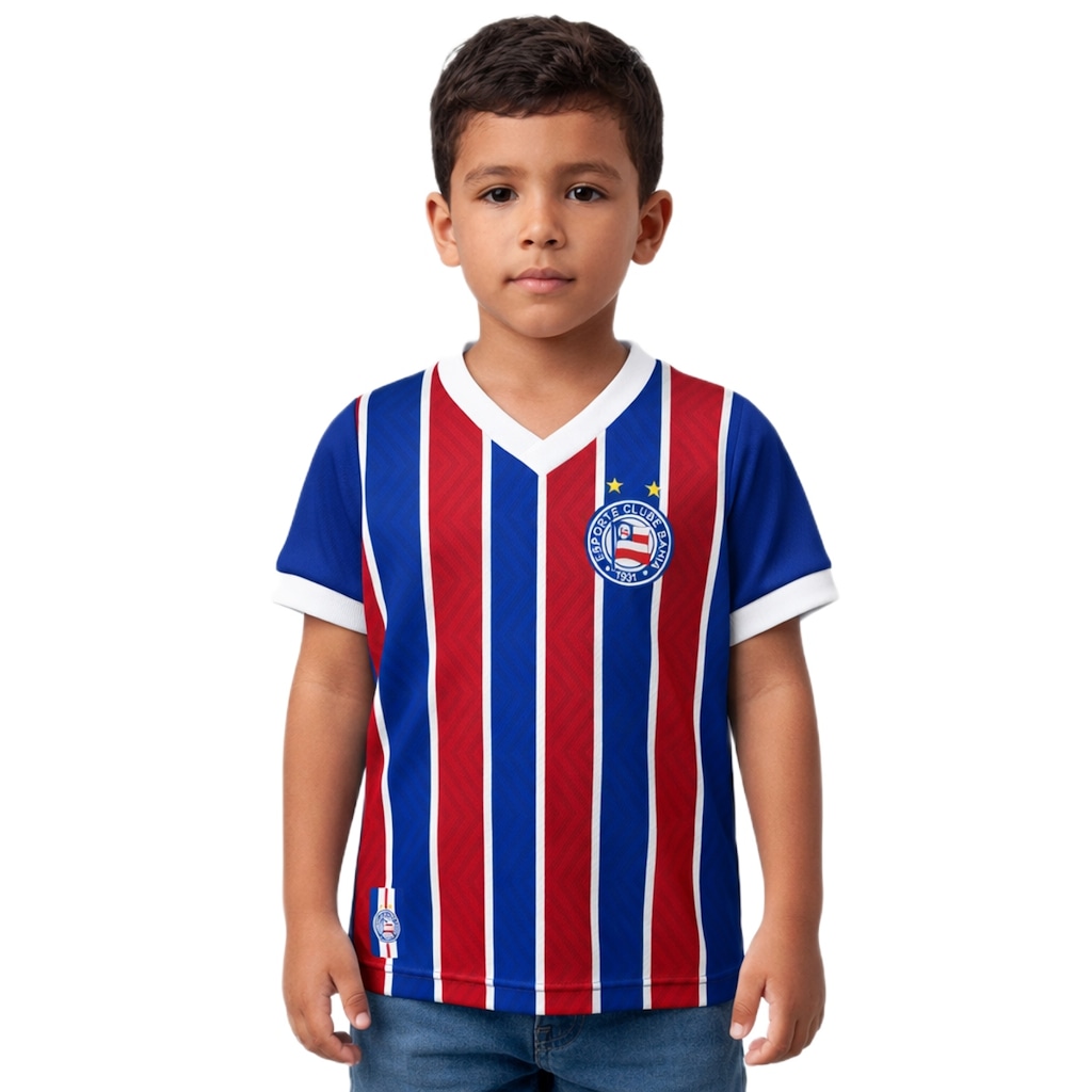 Imagem 2 do produto Camisa do Bahia Esquadrão Tricolor - Infantil