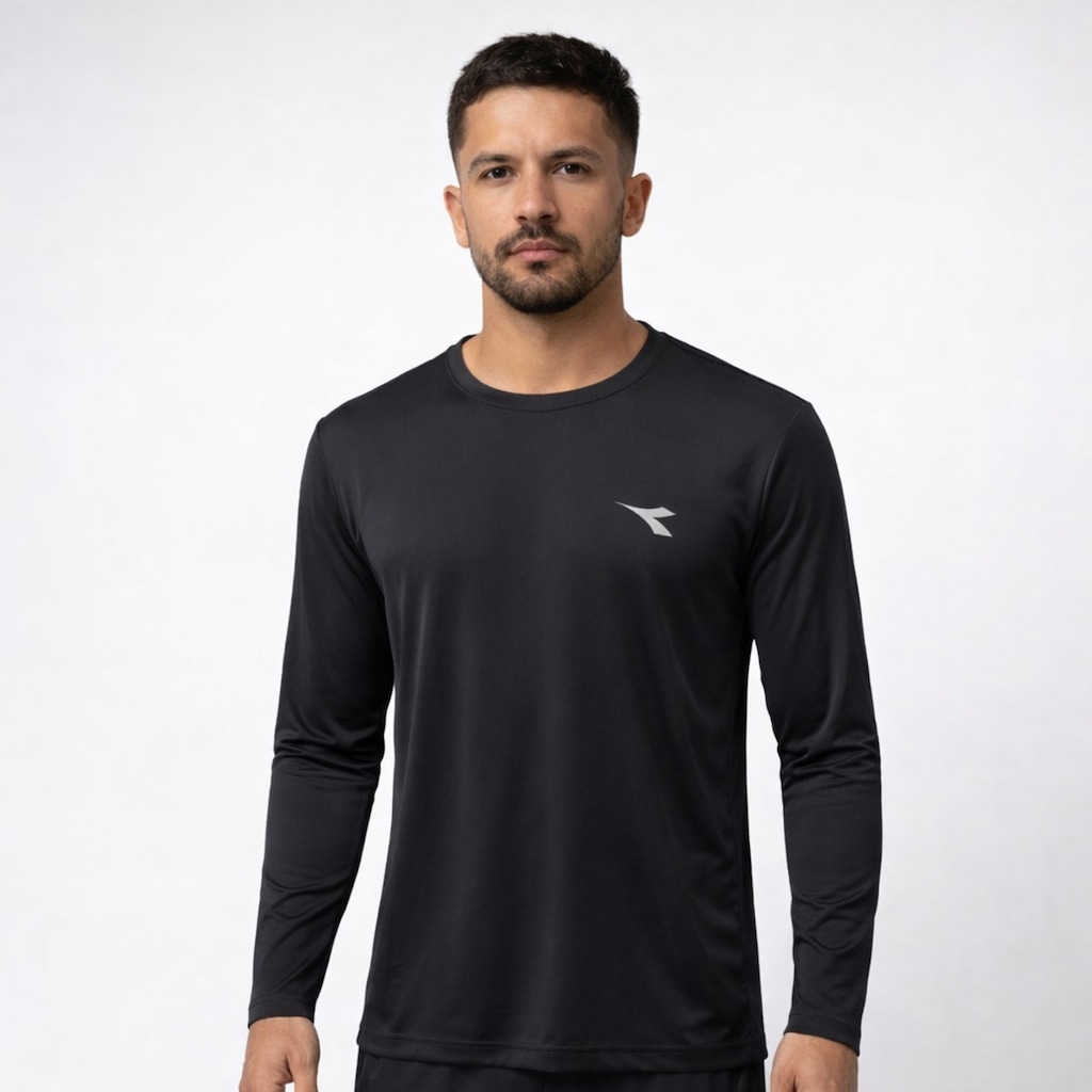 Imagem 3 do produto Camiseta Manga Longa Diadora Esportiva Icon - Masculina