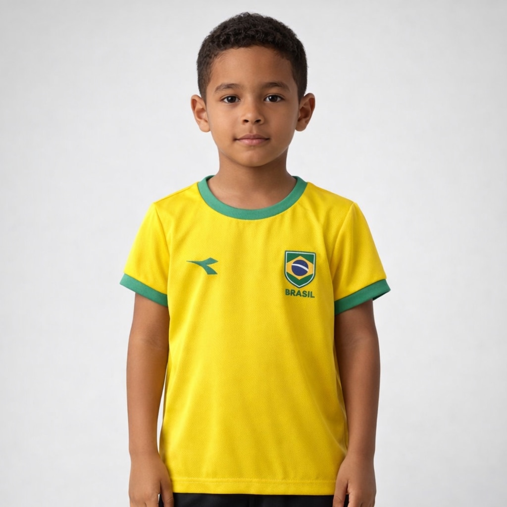 Imagem 3 do produto Camisa Brasil Diadora Campione - Infantil