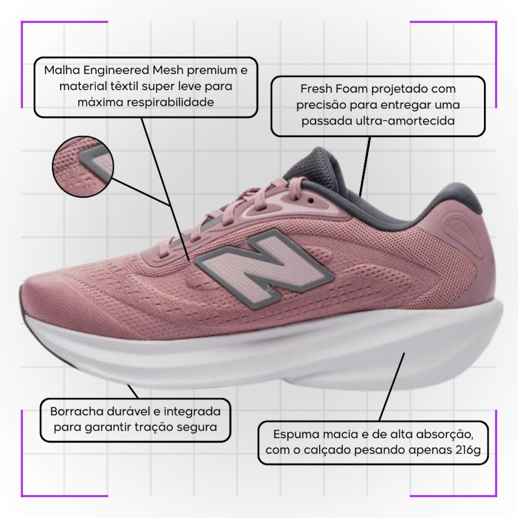 Imagem 3 do produto Tênis New Balance 680 V9 - Feminino