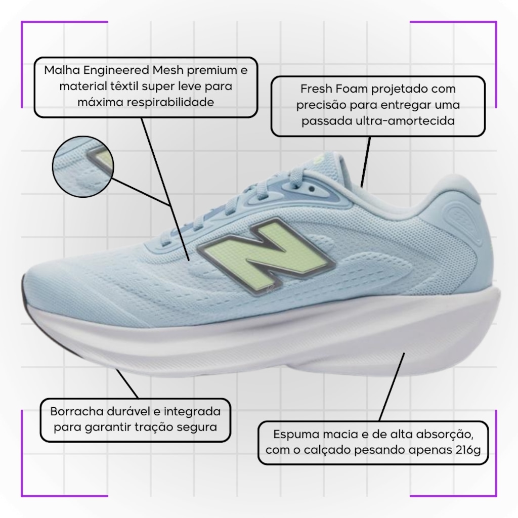 Imagem 3 do produto Tênis New Balance 680 V9 - Feminino