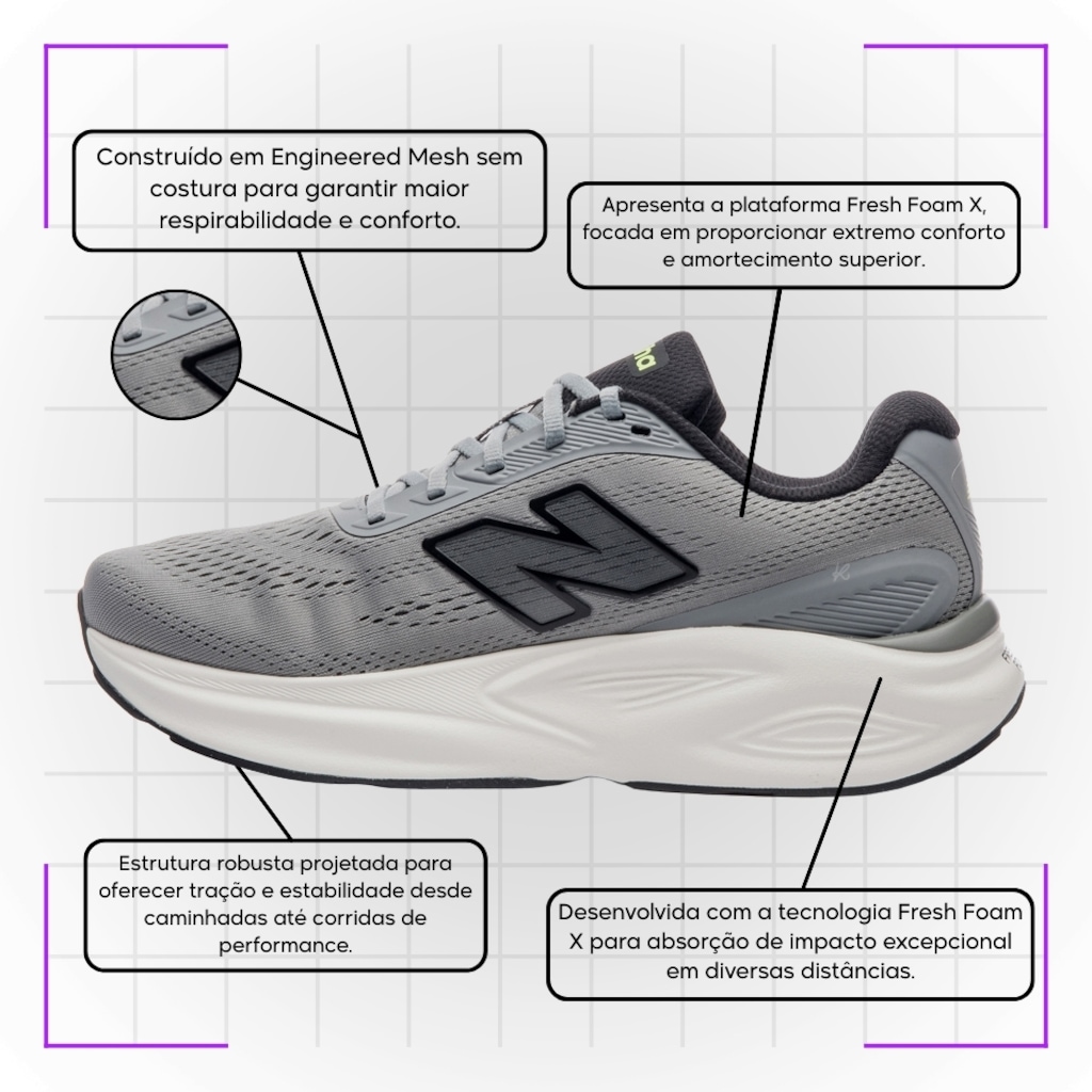 Imagem 3 do produto Kit Tênis New Balance Kaiha Road V2 e Meia - Masculino