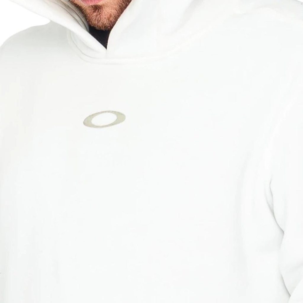 Imagem 3 do produto Moletom Masculino Oakley Canguru Double Ellipse WT26 Off White
