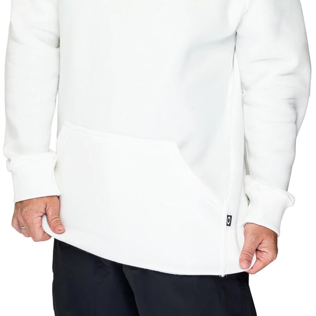 Imagem 4 do produto Moletom Masculino Oakley Canguru Double Ellipse WT26 Off White