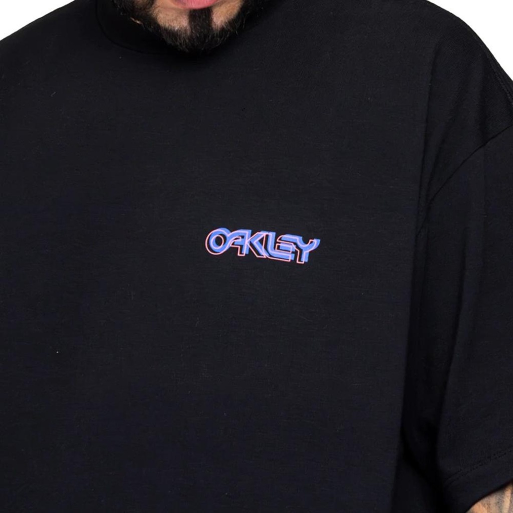 Imagem 3 do produto Camiseta Oakley B1B Warp Graphic SS Masculina