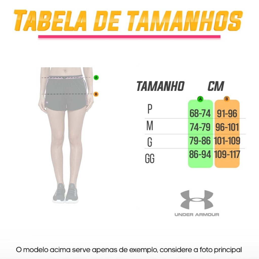 Imagem 3 do produto Shorts Under Armour Treino Tech Play Up Feminino