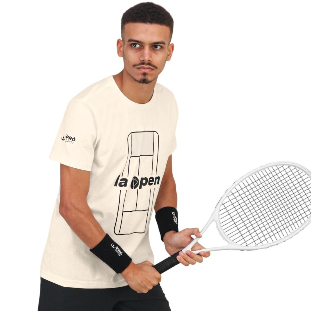 Imagem 2 do produto Camiseta Pró Spin La Open Quadra - Masculina