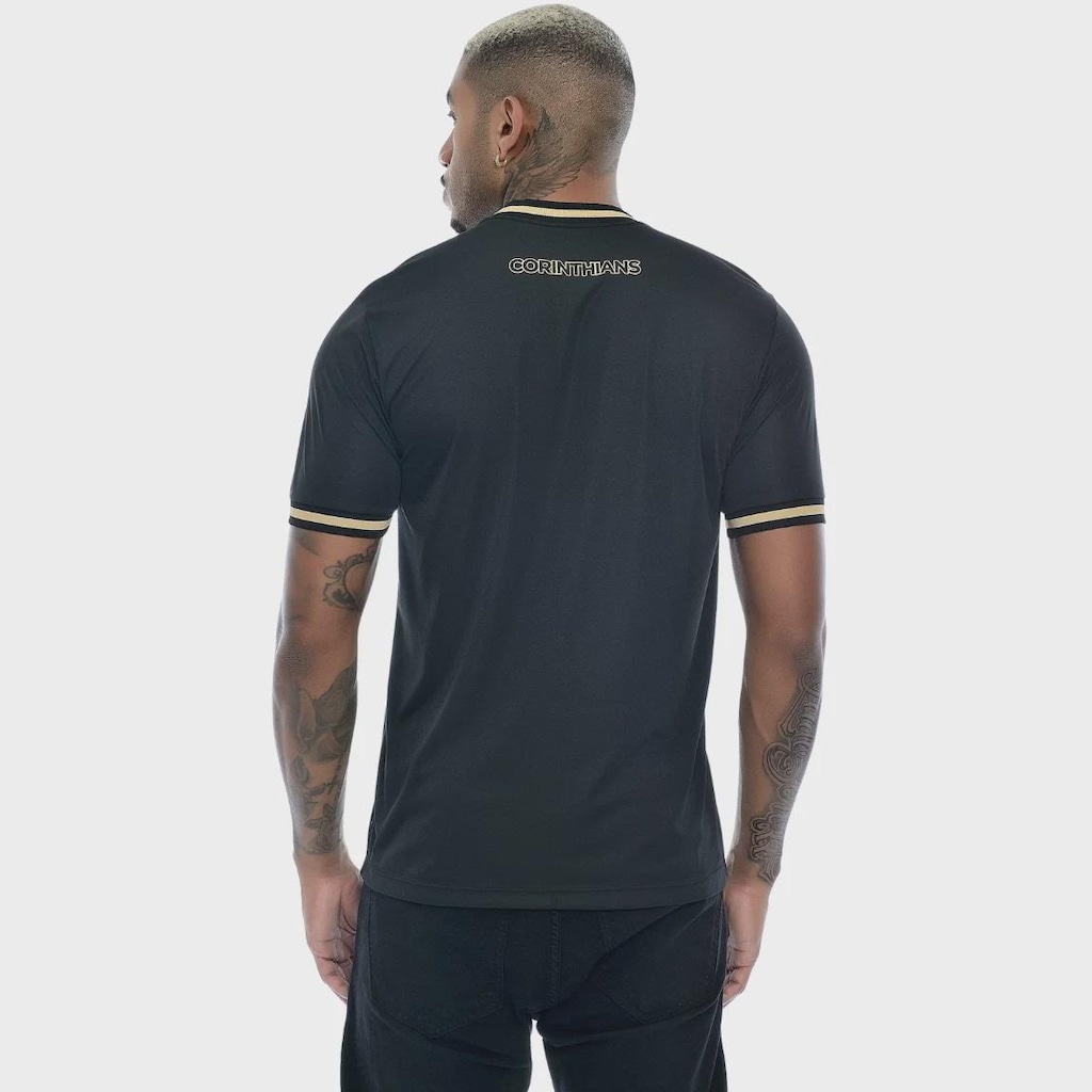 Imagem 4 do produto Camisa do Corinthians Escudo Bordado Coimbra - Masculina