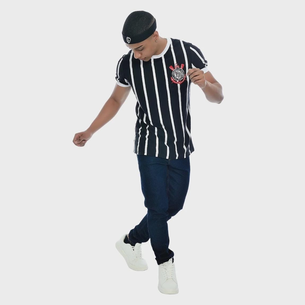 Imagem 3 do produto Camisa do Corinthians Democracia Retrô Braziline - Masculina