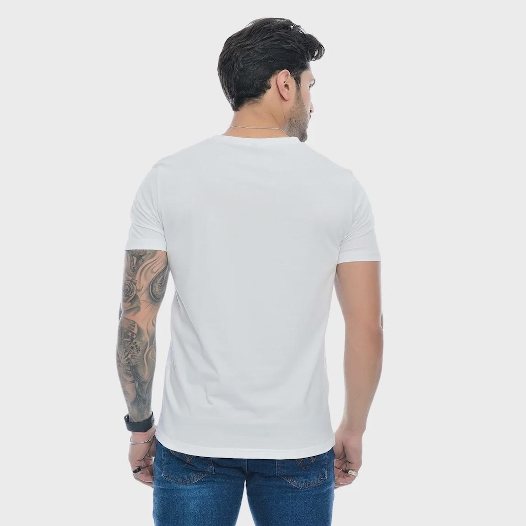 Imagem 3 do produto Camiseta do Corinthians Brasão Bordado Coimbra - Masculina