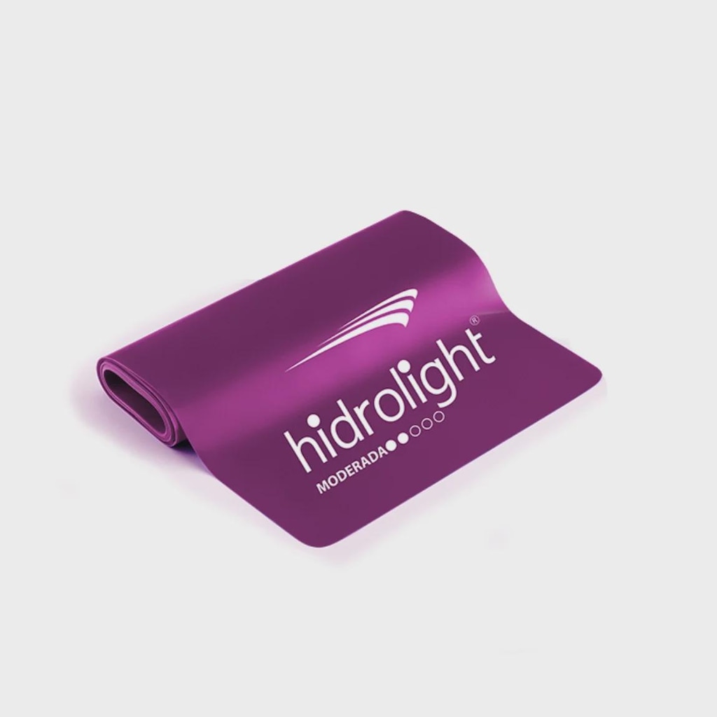 Imagem 4 do produto Kit Faixa Elástica Hidrolight Fisioterapia Band com 5 Peças - Adulto