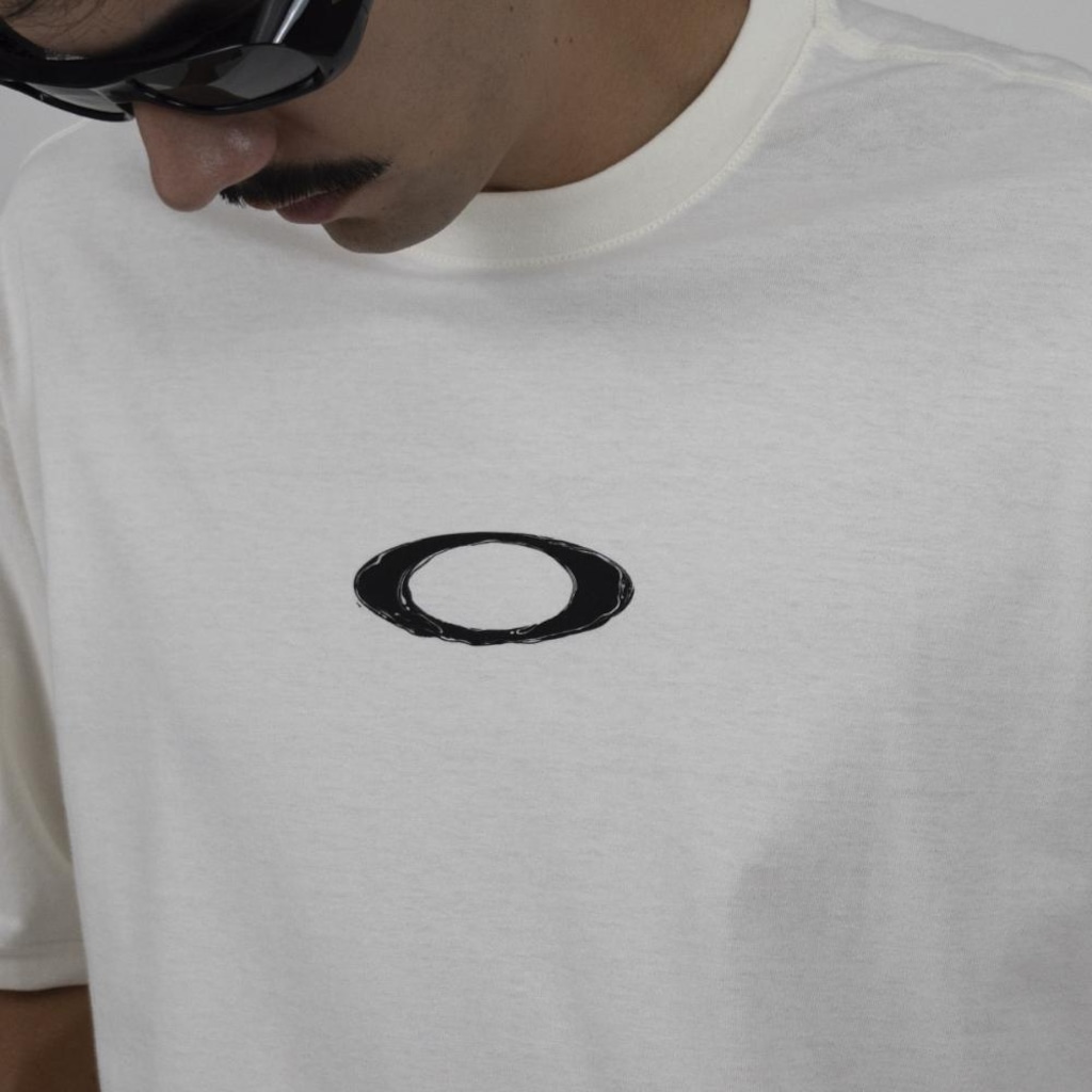 Imagem 4 do produto Camiseta Oakley Ellipse Fluid SS Tee Off White - Masculina