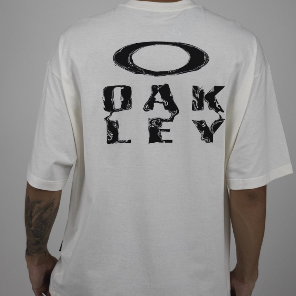 Imagem 5 do produto Camiseta Oakley Ellipse Fluid SS Tee Off White - Masculina