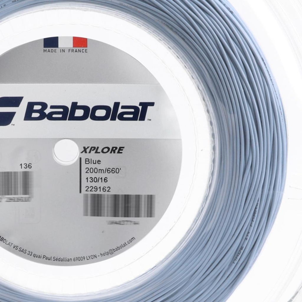 Imagem 2 do produto Corda Babolat Xplore 16L 1.30mm - Rolo com 200 Metros - Unissex