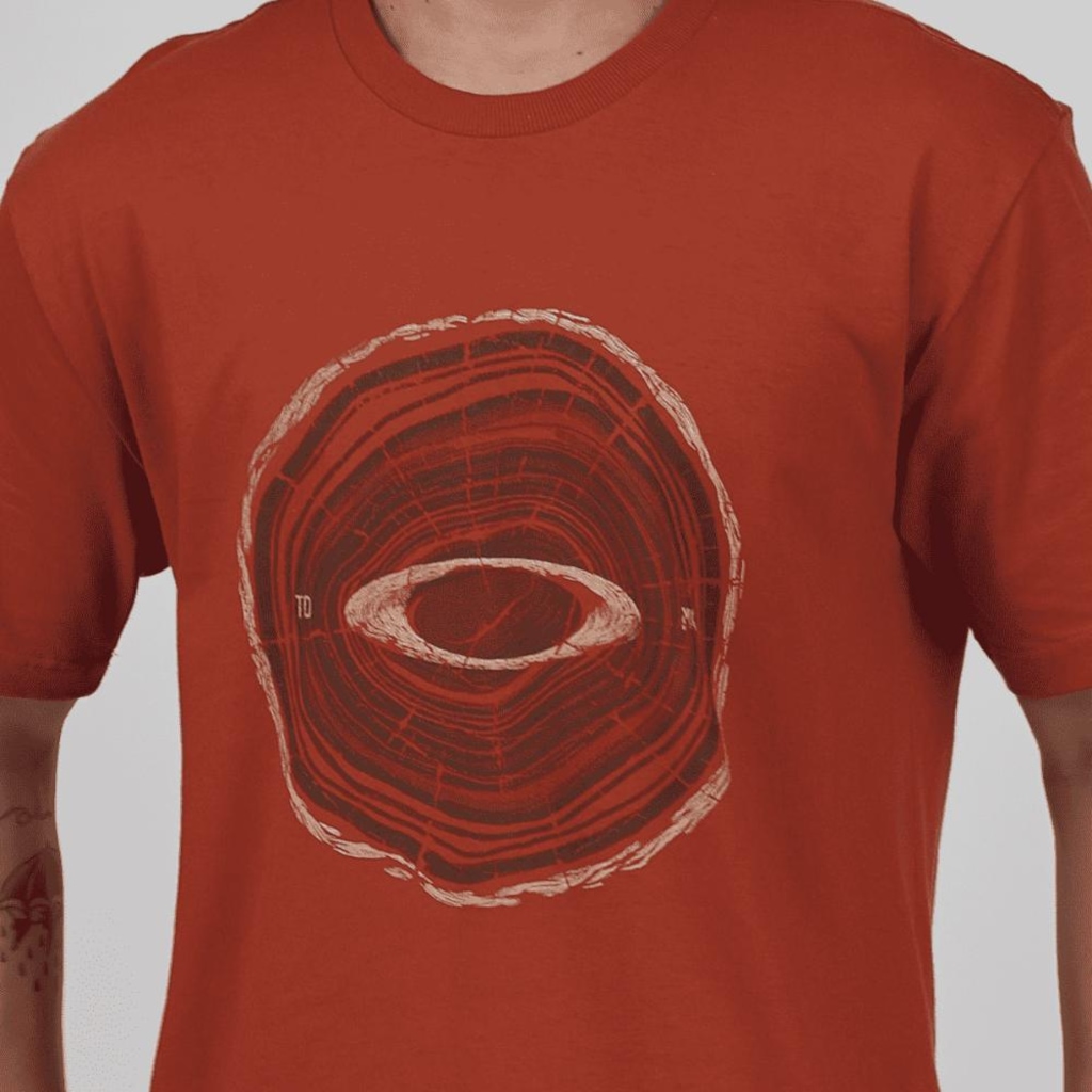 Imagem 4 do produto Camiseta Oakley Woody Ellipse Flame Red Masculina