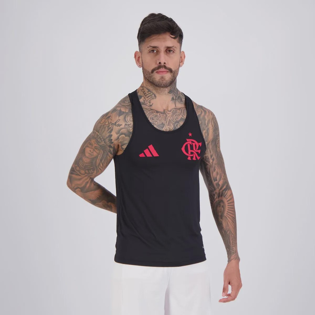 Imagem 2 do produto Regata do Flamengo 3S adidas - Masculina